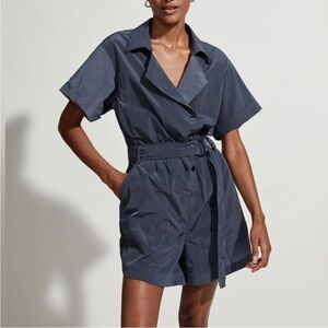 Varley Belle Boxy Playsuit 5” NWT SZ M